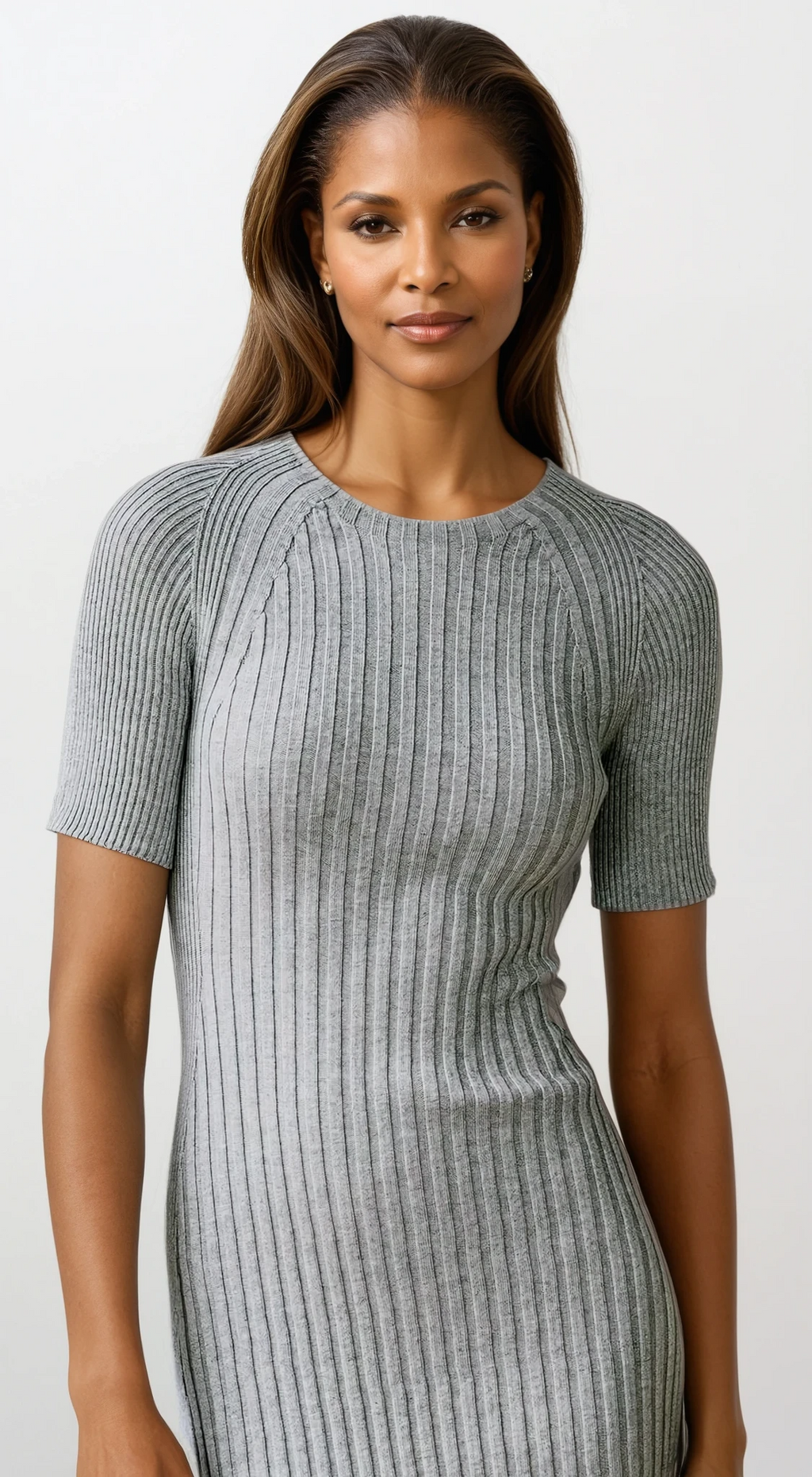 Second Skin Rib Dress (Short Sleeve)